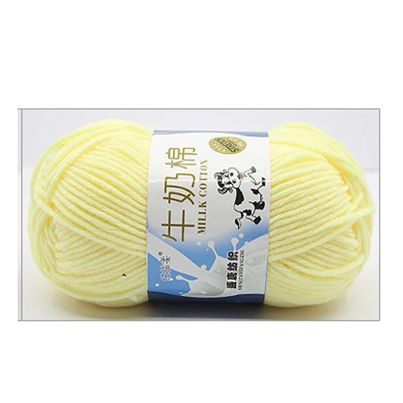 Milk Cotton Yarn 50g 5Ply 100% Cotton for Crochet & Knitting in Kenya