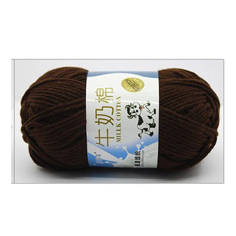 Milk Cotton Yarn 50g 5Ply 100% Cotton for Crochet & Knitting in Kenya