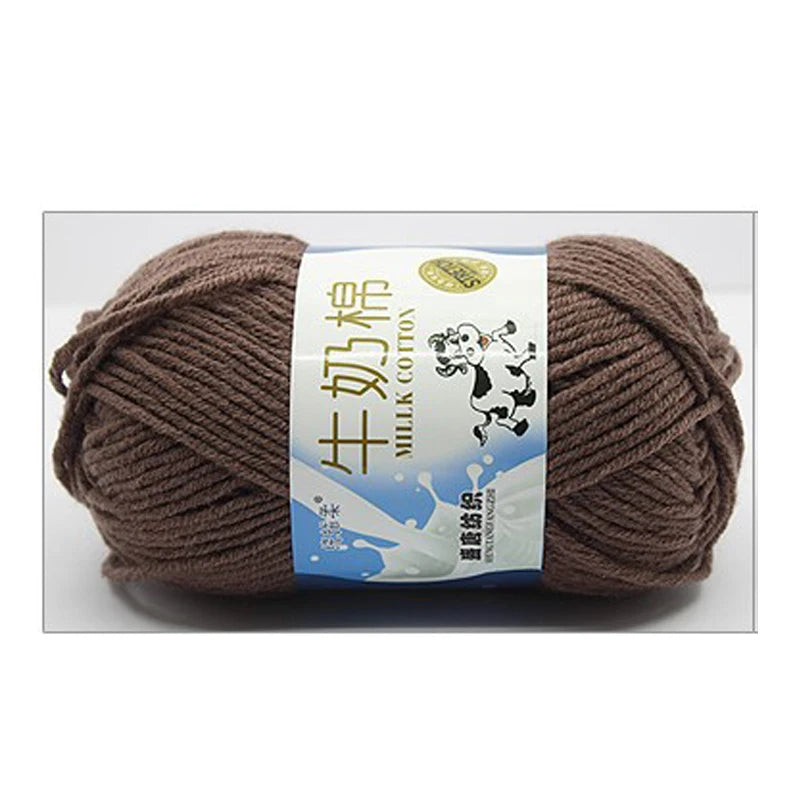 Milk Cotton Yarn 50g 5Ply 100% Cotton for Crochet & Knitting in Kenya