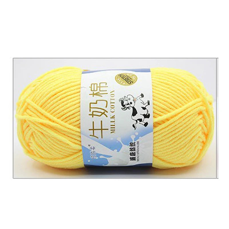 Milk Cotton Yarn 50g 5Ply 100% Cotton for Crochet & Knitting in Kenya