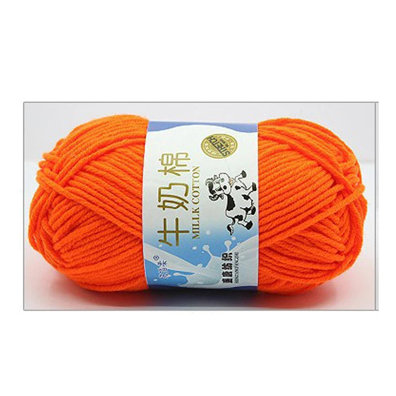 Milk Cotton Yarn 50g 5Ply 100% Cotton for Crochet & Knitting in Kenya