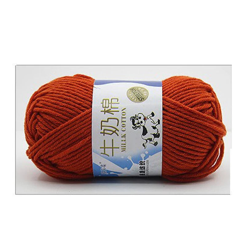 Milk Cotton Yarn 50g 5Ply 100% Cotton for Crochet & Knitting in Kenya