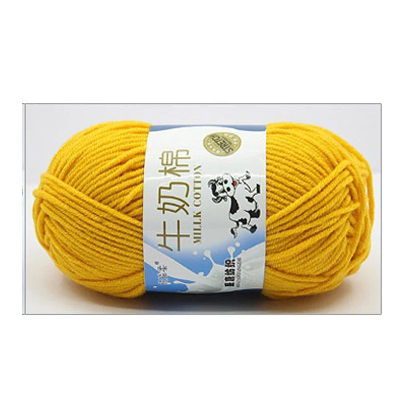 Milk Cotton Yarn 50g 5Ply 100% Cotton for Crochet & Knitting in Kenya
