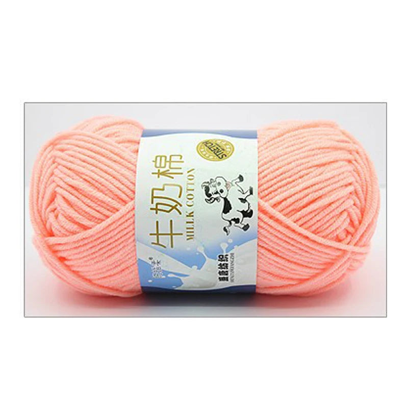 Milk Cotton Yarn 50g 5Ply 100% Cotton for Crochet & Knitting in Kenya