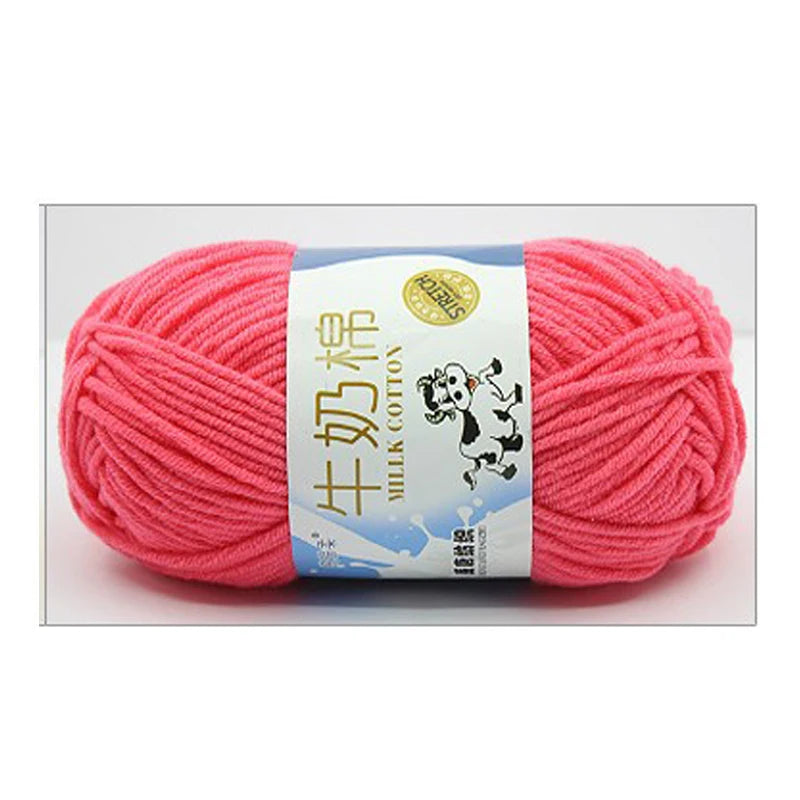 Milk Cotton Yarn 50g 5Ply 100% Cotton for Crochet & Knitting in Kenya