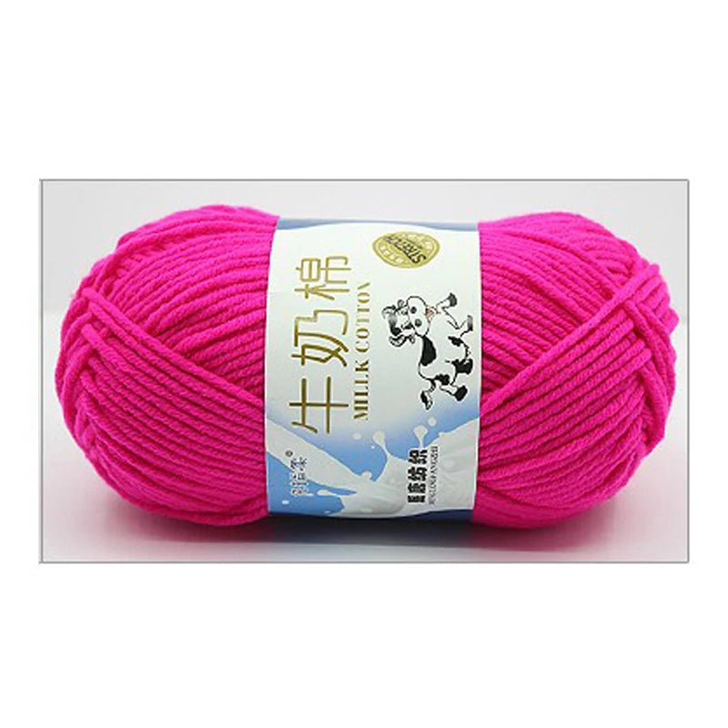 Milk Cotton Yarn 50g 5Ply 100% Cotton for Crochet & Knitting in Kenya