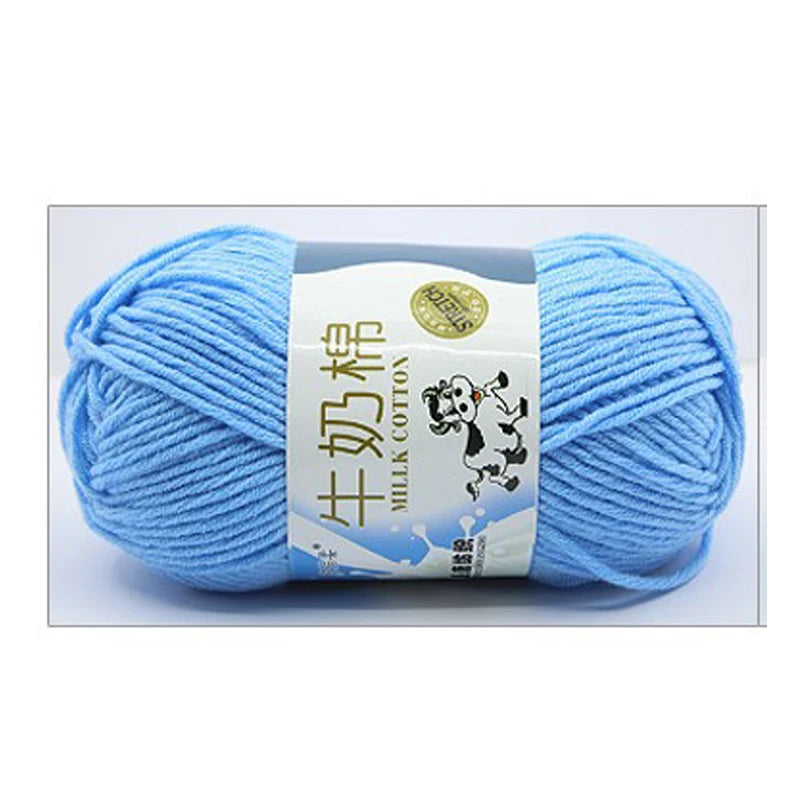 Milk Cotton Yarn 50g 5Ply 100% Cotton for Crochet & Knitting in Kenya