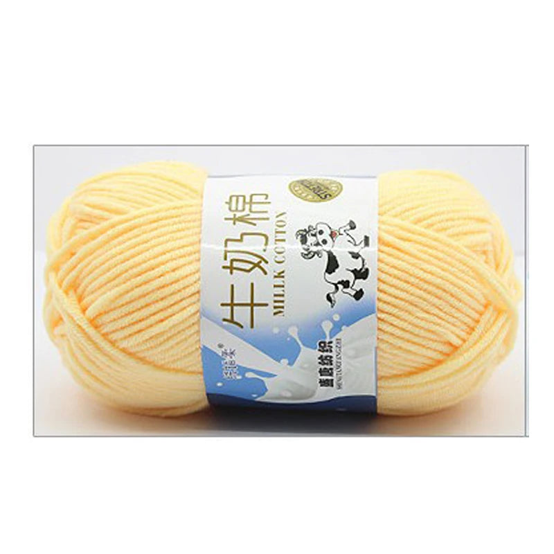 Milk Cotton Yarn 50g 5Ply 100% Cotton for Crochet & Knitting in Kenya