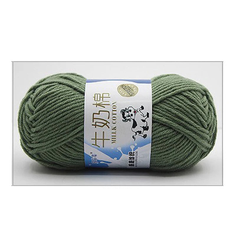 Milk Cotton Yarn 50g 5Ply 100% Cotton for Crochet & Knitting in Kenya