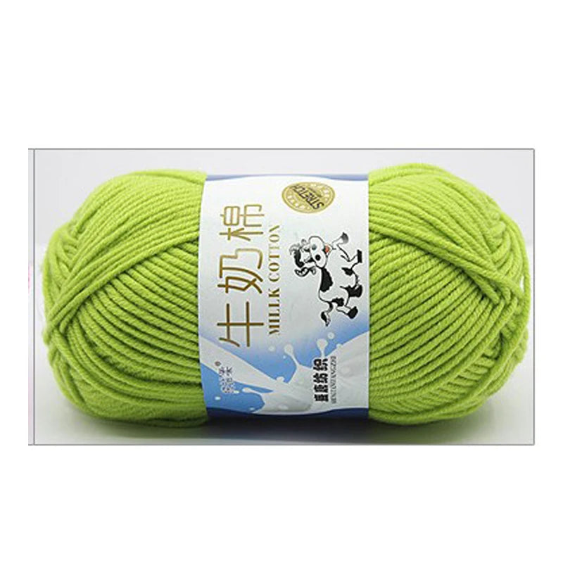 Milk Cotton Yarn 50g 5Ply 100% Cotton for Crochet & Knitting in Kenya