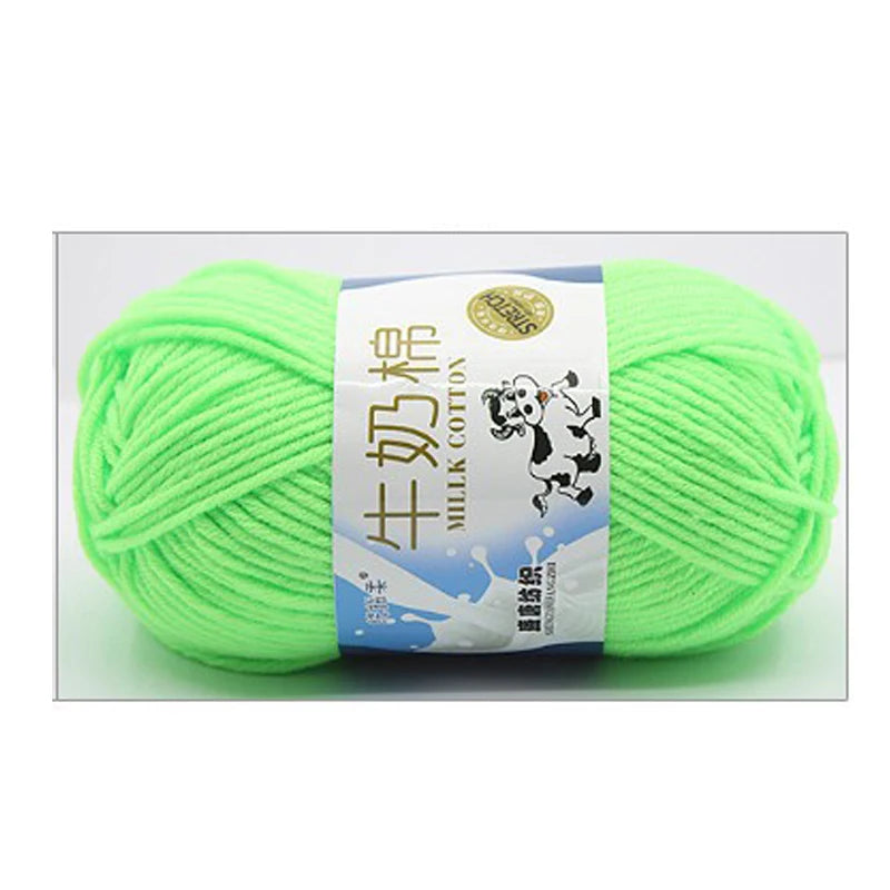 Milk Cotton Yarn 50g 5Ply 100% Cotton for Crochet & Knitting in Kenya