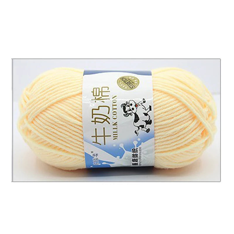 Milk Cotton Yarn 50g 5Ply 100% Cotton for Crochet & Knitting in Kenya