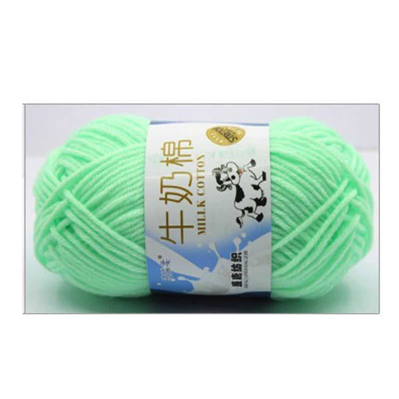 Milk Cotton Yarn 50g 5Ply 100% Cotton for Crochet & Knitting in Kenya