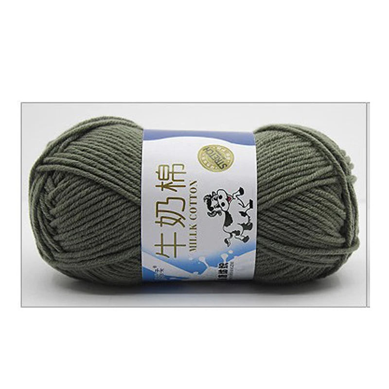 Milk Cotton Yarn 50g 5Ply 100% Cotton for Crochet & Knitting in Kenya