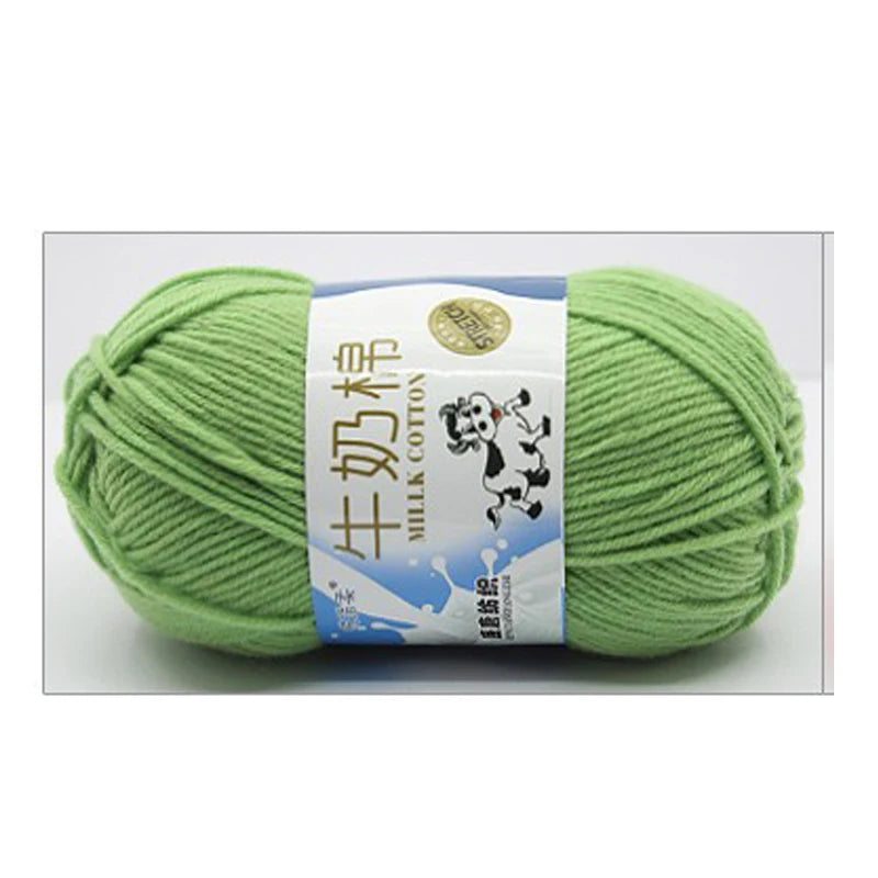 Milk Cotton Yarn 50g 5Ply 100% Cotton for Crochet & Knitting in Kenya