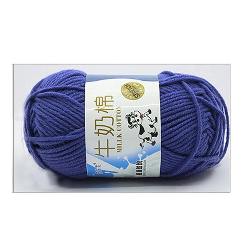 Milk Cotton Yarn 50g 5Ply 100% Cotton for Crochet & Knitting in Kenya