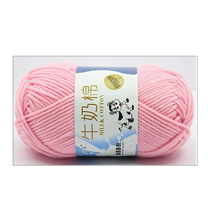 Milk Cotton Yarn 50g 5Ply 100% Cotton for Crochet & Knitting in Kenya