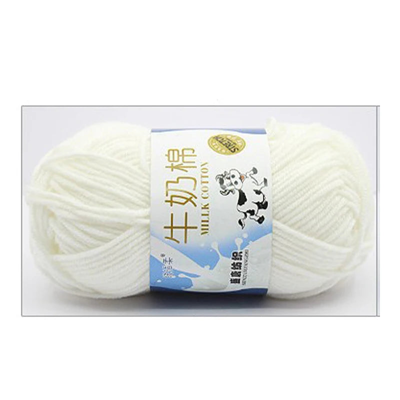 Milk Cotton Yarn 50g 5Ply 100% Cotton for Crochet & Knitting in Kenya
