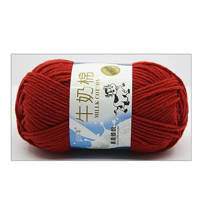 Milk Cotton Yarn 50g 5Ply 100% Cotton for Crochet & Knitting in Kenya