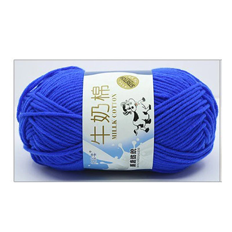 Milk Cotton Yarn 50g 5Ply 100% Cotton for Crochet & Knitting in Kenya