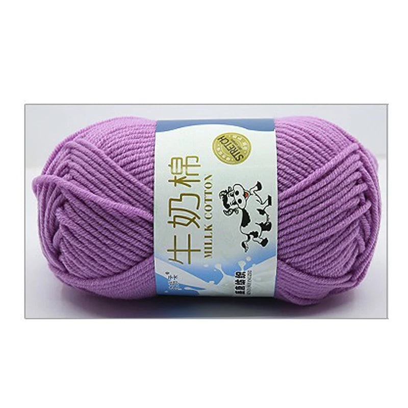 Milk Cotton Yarn 50g 5Ply 100% Cotton for Crochet & Knitting in Kenya