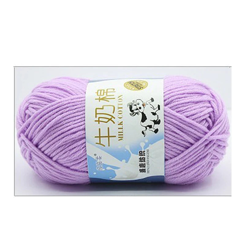 Milk Cotton Yarn 50g 5Ply 100% Cotton for Crochet & Knitting in Kenya