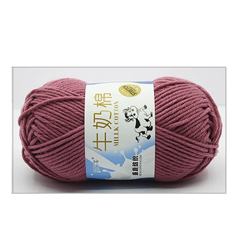 Milk Cotton Yarn 50g 5Ply 100% Cotton for Crochet & Knitting in Kenya