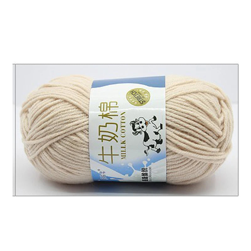 Milk Cotton Yarn 50g 5Ply 100% Cotton for Crochet & Knitting in Kenya