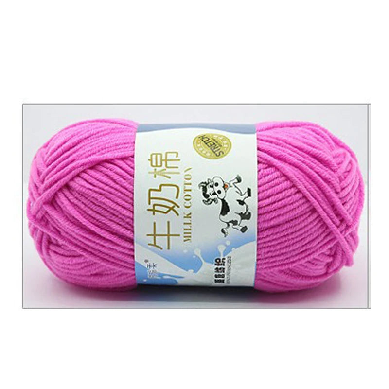 Milk Cotton Yarn 50g 5Ply 100% Cotton for Crochet & Knitting in Kenya