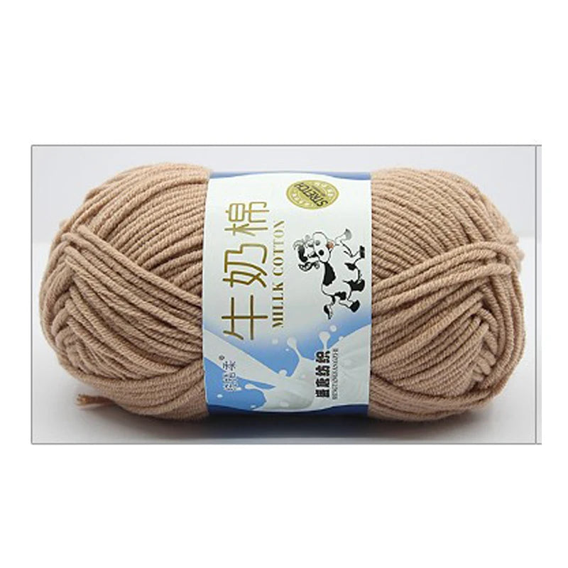 Milk Cotton Yarn 50g 5Ply 100% Cotton for Crochet & Knitting in Kenya