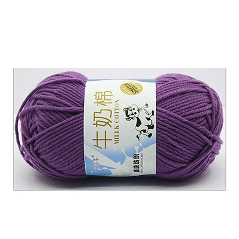 Milk Cotton Yarn 50g 5Ply 100% Cotton for Crochet & Knitting in Kenya