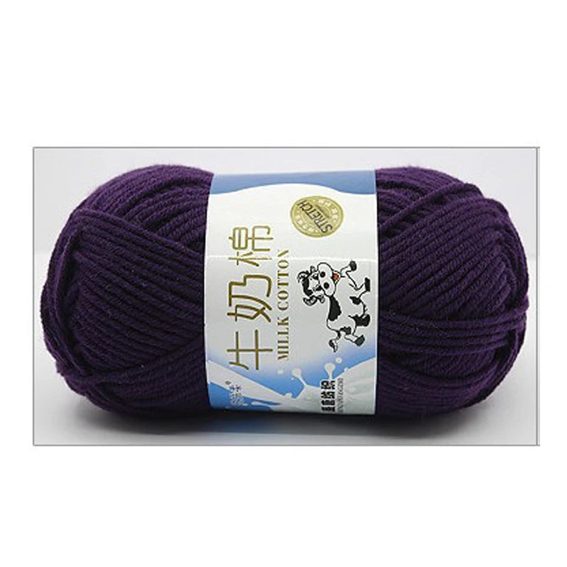 Milk Cotton Yarn 50g 5Ply 100% Cotton for Crochet & Knitting in Kenya