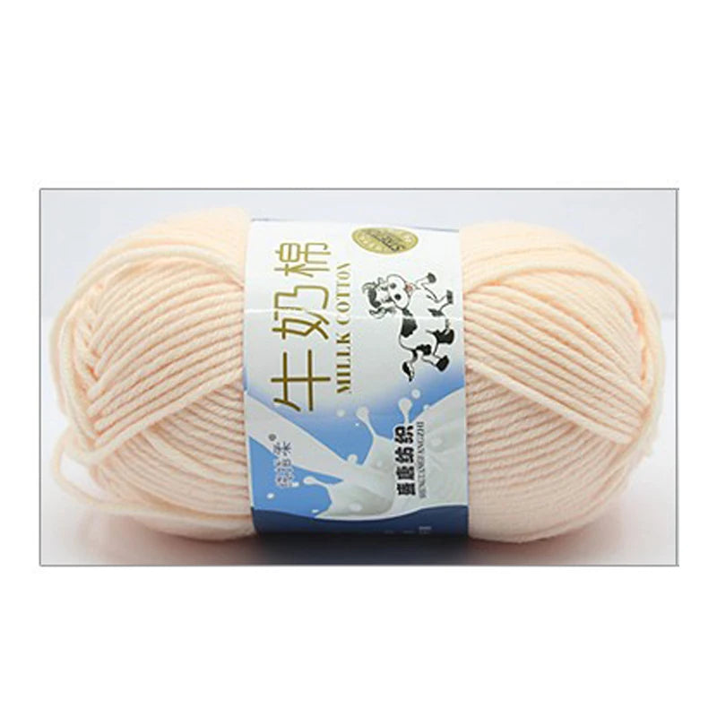 Milk Cotton Yarn 50g 5Ply 100% Cotton for Crochet & Knitting in Kenya