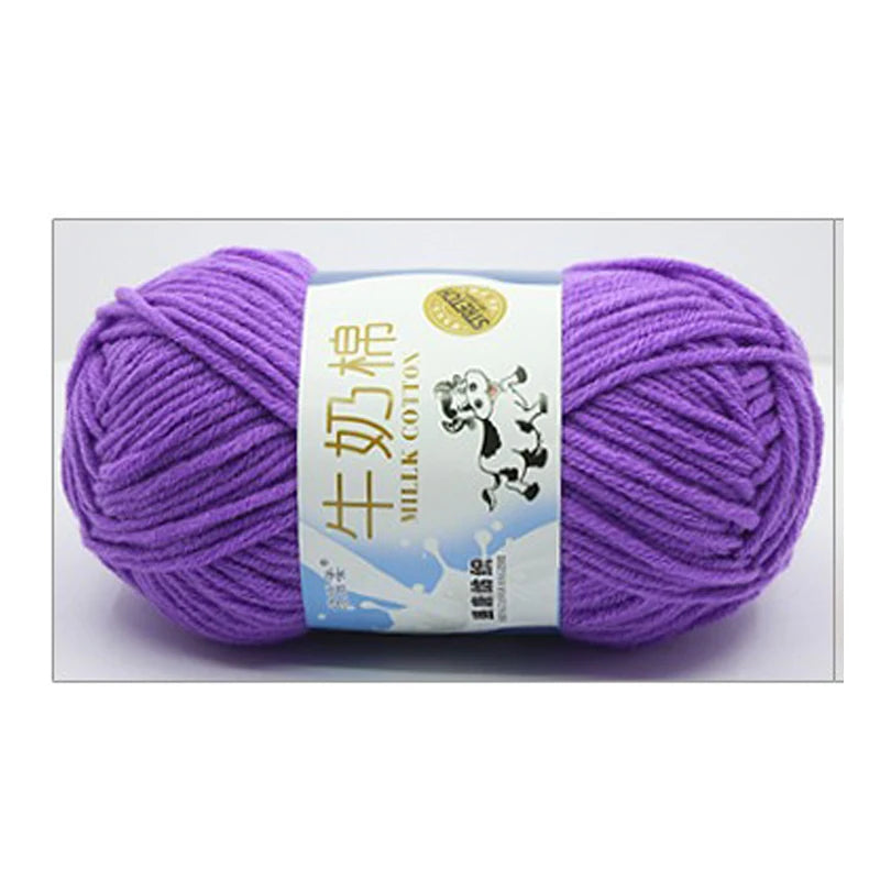 Milk Cotton Yarn 50g 5Ply 100% Cotton for Crochet & Knitting in Kenya