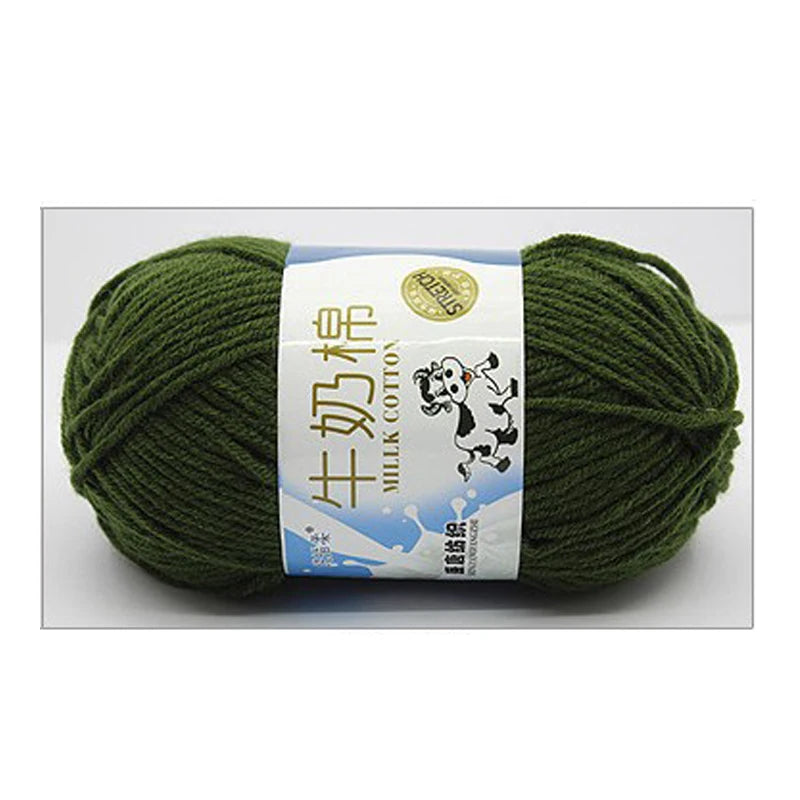 Milk Cotton Yarn 50g 5Ply 100% Cotton for Crochet & Knitting in Kenya