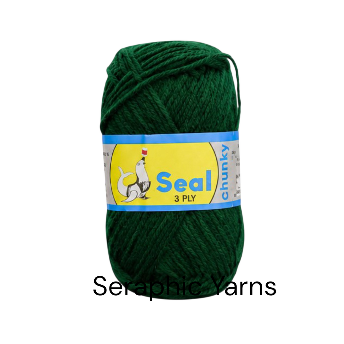 Seal Chunky 3Ply Acrylic Yarn 100g per ball (1PC)