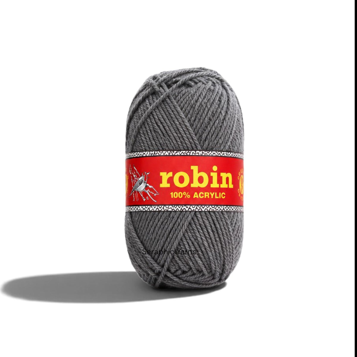 Robin Chunky Acrylic Yarn 3-Ply 100g per ball (1 Pack(5PCS))