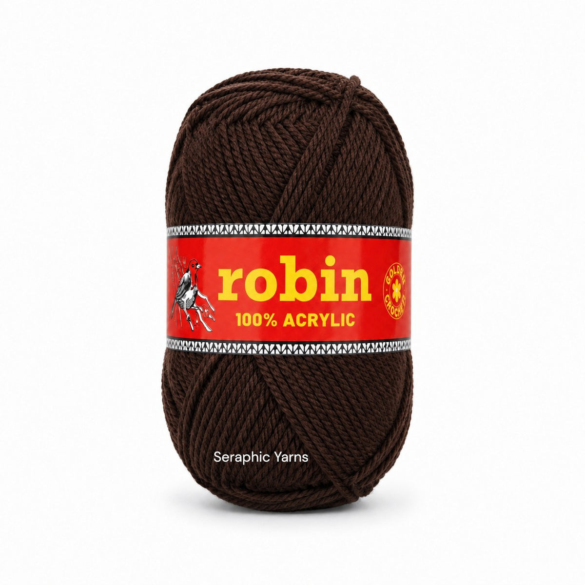 Robin Chunky Acrylic Yarn 3-Ply 100g per ball (1 Pack(5PCS))