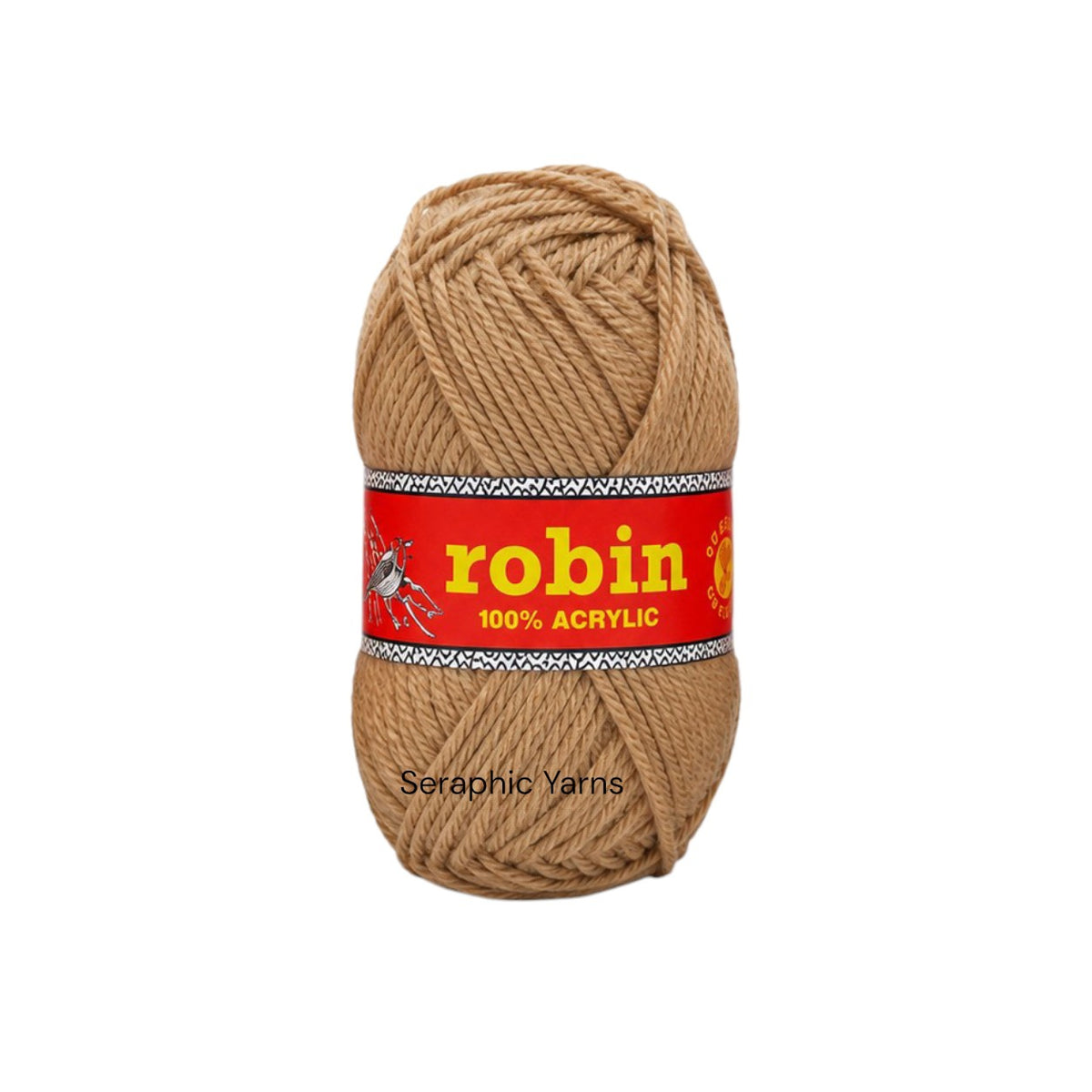 Robin Chunky Acrylic Yarn 3-Ply 100g per ball (1 Pack(5PCS))