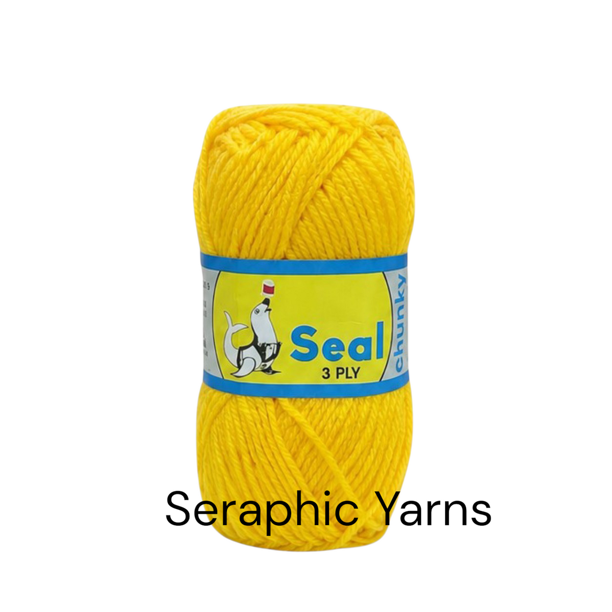 Seal Chunky 3Ply Acrylic Yarn 100g per ball (1PC)