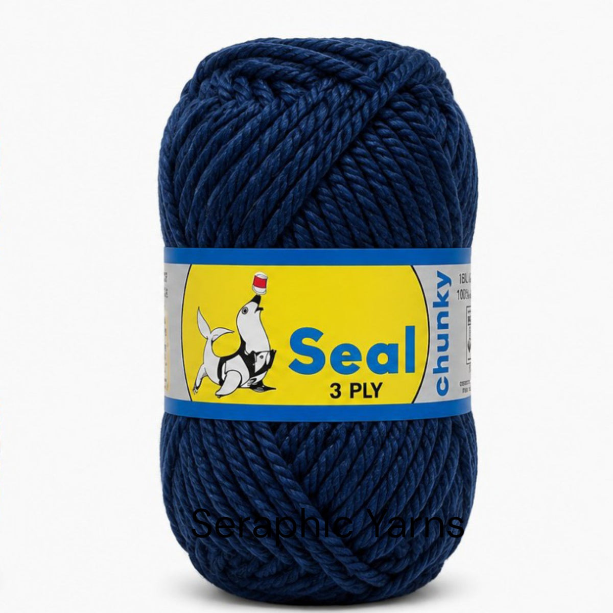 Seal Chunky 3Ply Acrylic Yarn 100g per ball (1PC)