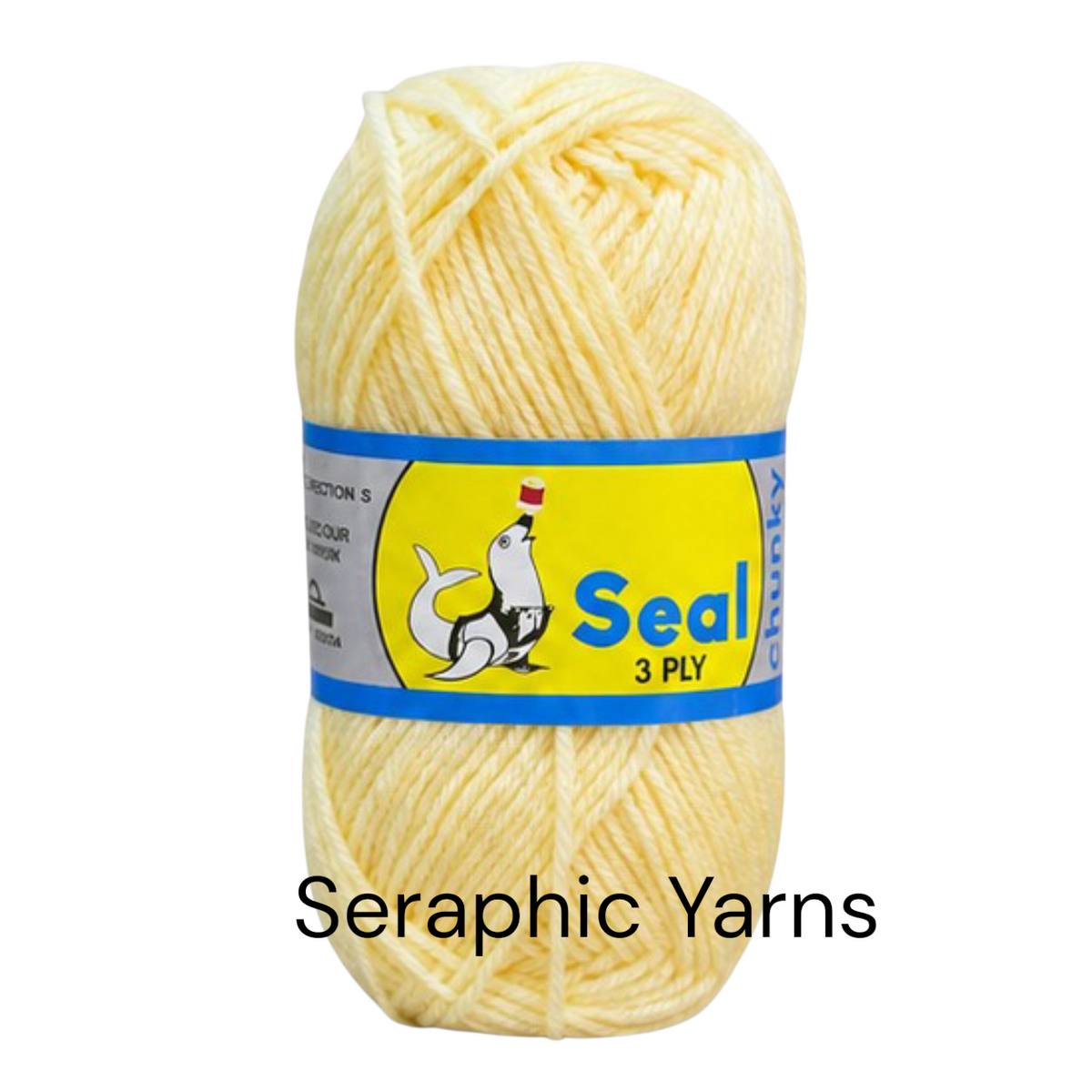 Seal Chunky 3Ply Acrylic Yarn 100g per ball (1PC)
