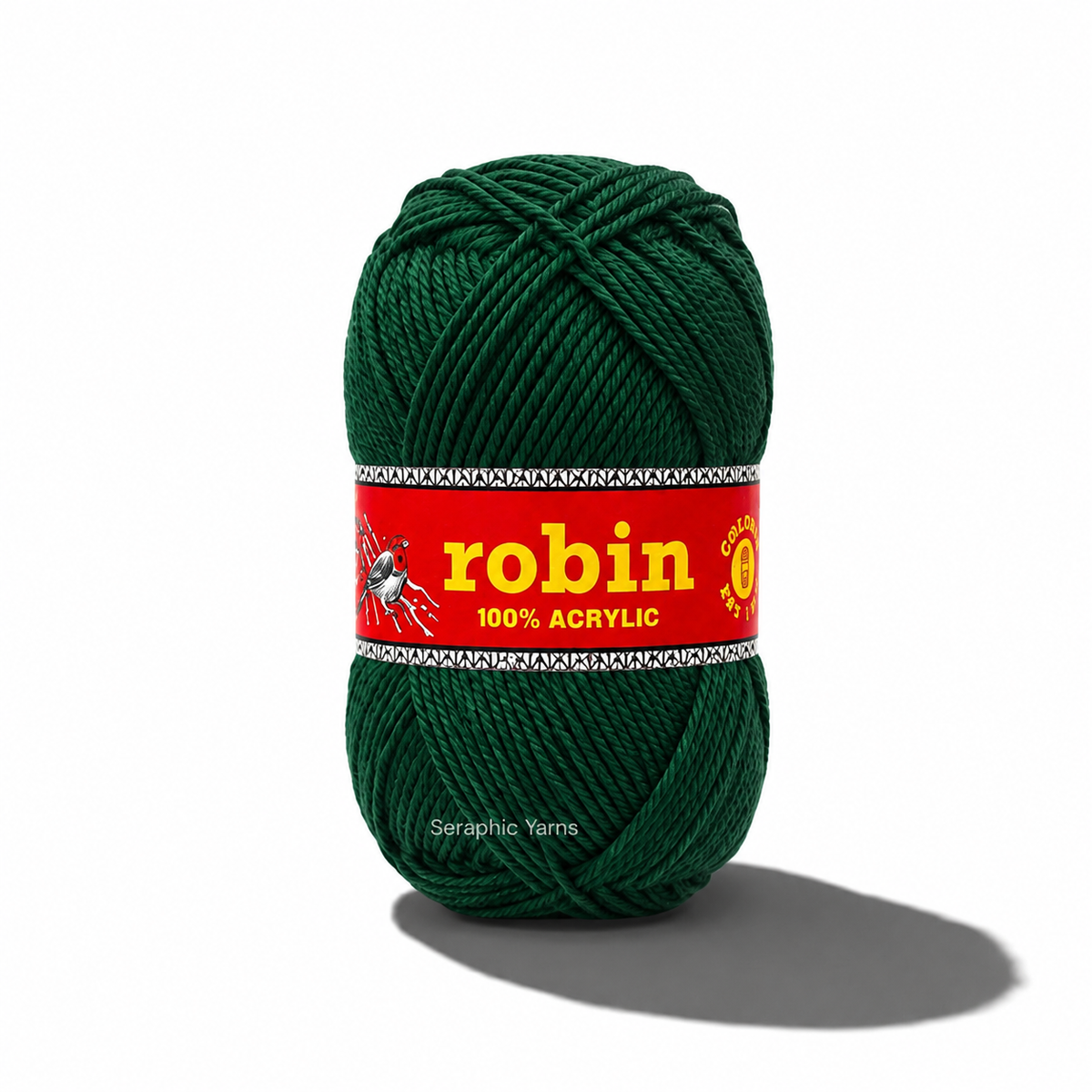 Robin Chunky Acrylic Yarn 3-Ply 100g per ball (1 Pack(5PCS))