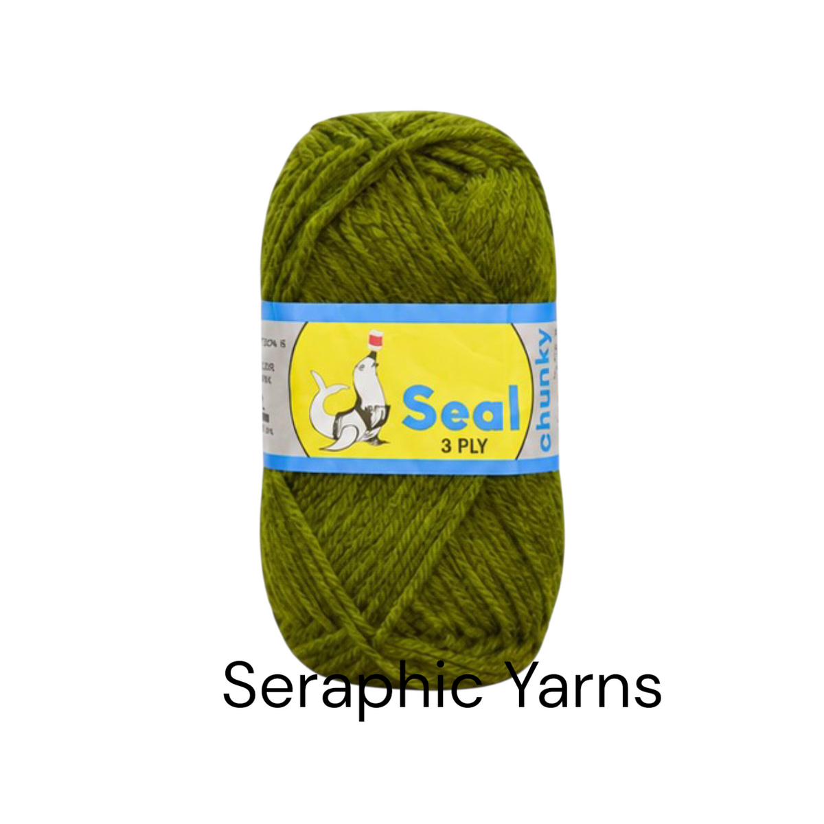 Seal Chunky 3Ply Acrylic Yarn 100g per ball (1PC)