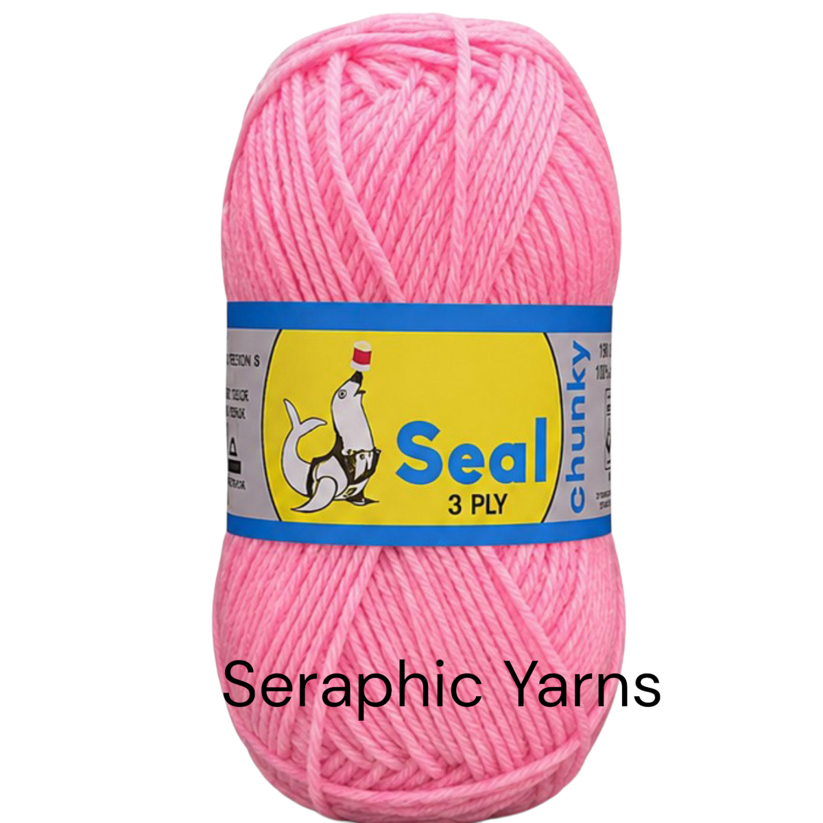 Seal Chunky 3Ply Acrylic Yarn 100g per ball (1PC)