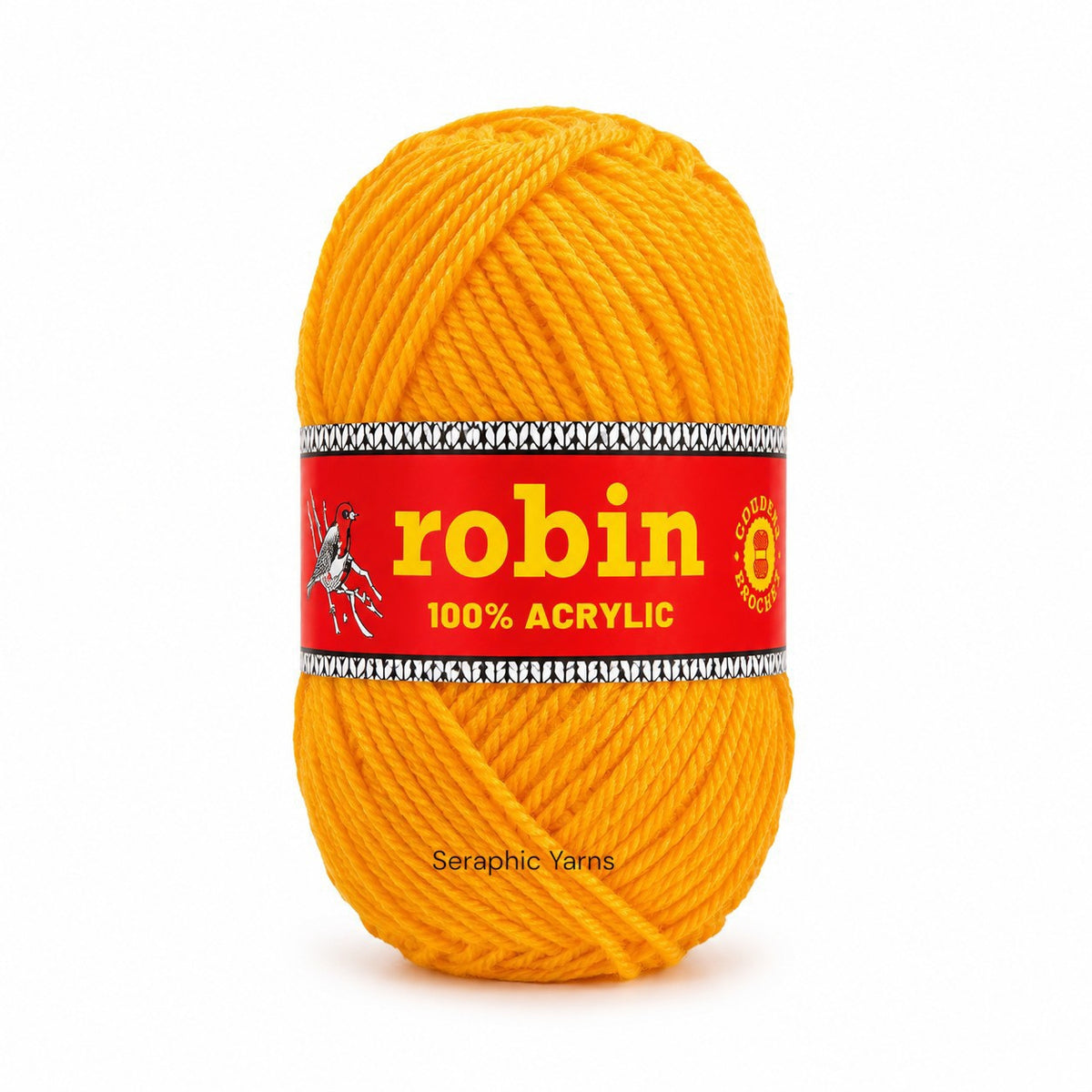 Robin Chunky Acrylic Yarn 3-Ply 100g per ball (1 Pack(5PCS))