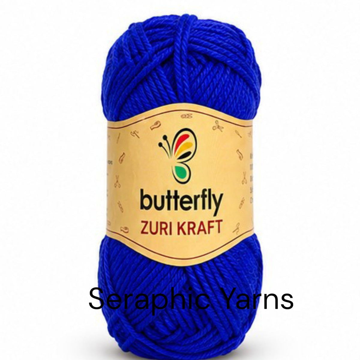 Butterfly Zuri Kraft Acrylic Chunky 4ply Yarn 100g per ball (1 Pack (5PCS))