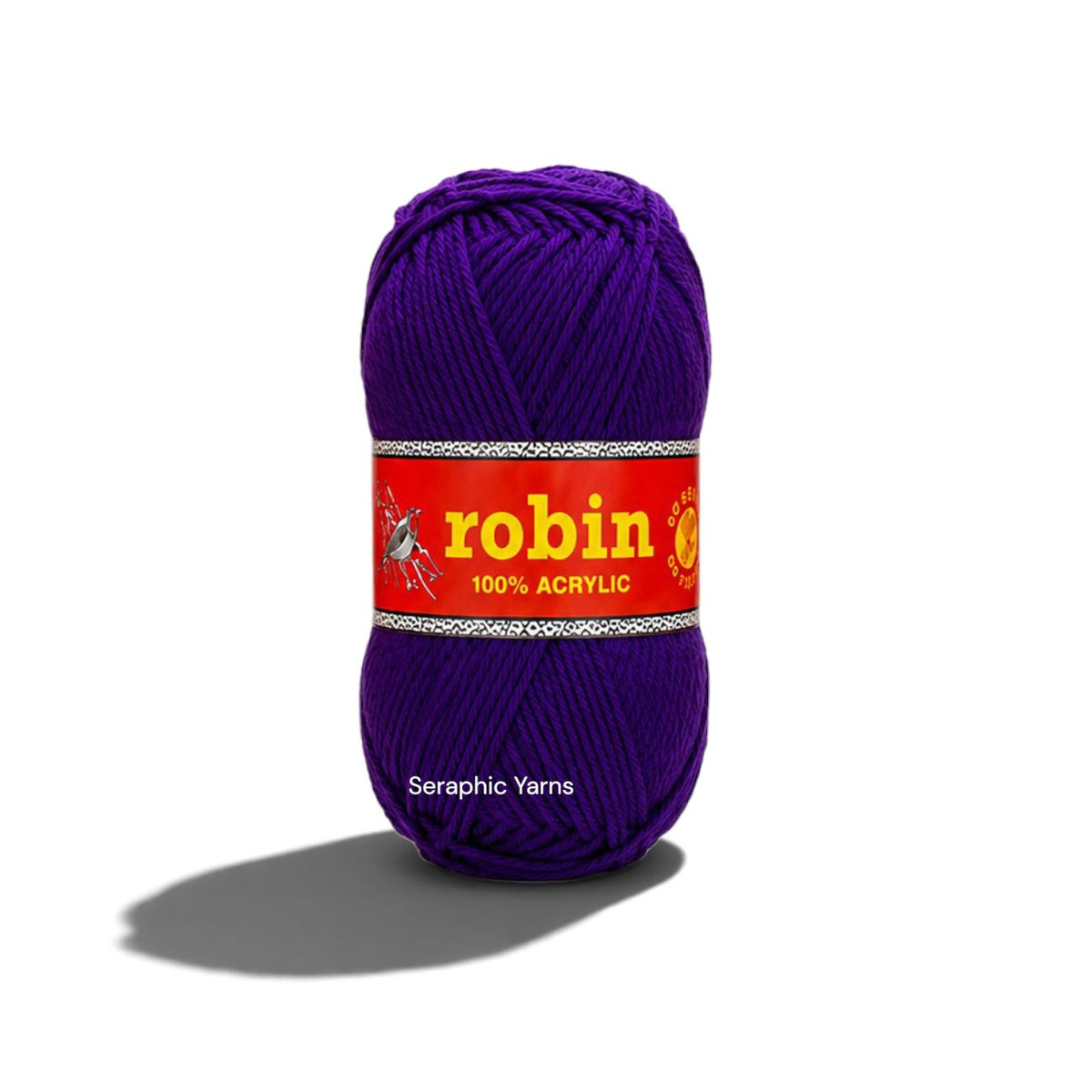 Robin Chunky Acrylic Yarn 3-Ply 100g per ball (1 Pack(5PCS))