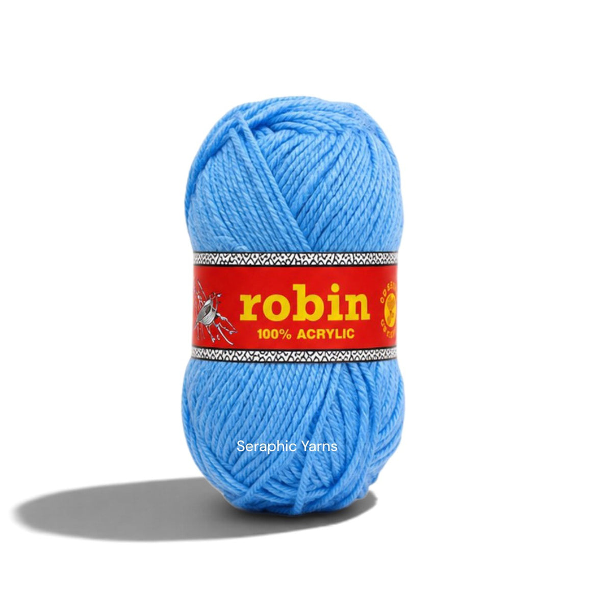 Robin Chunky Acrylic Yarn 3-Ply 100g per ball (1 Pack(5PCS))