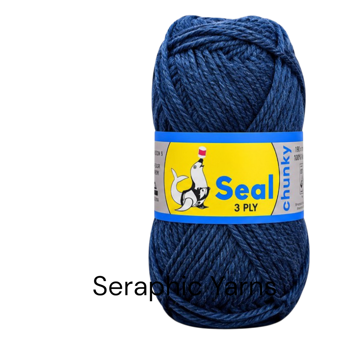 Seal Chunky 3Ply Acrylic Yarn 100g per ball (1PC)